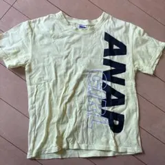 ANAP GIRL Tシャツ ライトイエロー Mサイズのサムネイル