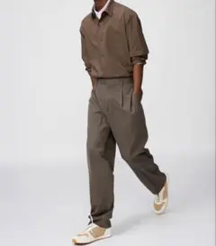 UNIQLO ユニクロ UNIQLO : C タックワイドテーパードパンツ S