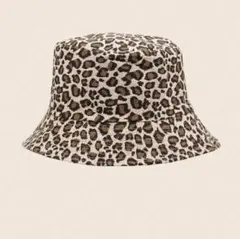 新品❣️バケットハット　帽子　レオパード　日焼け対策　バケハ　夏【匿名配送】
