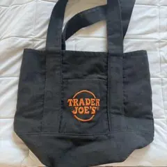 TRADER JOE'S ハロウィン 黒 ミニトート　エコバッグのサムネイル