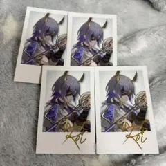 にじさんじ 小柳ロウ チェキ風カード 4枚セット
