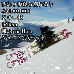 ⑧SALOMON訳あり！スキー板 2点セット ジュニア120cm 23cm画像5