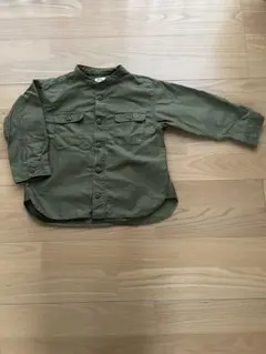 URBAN RESEARCH DOORS オリーブグリーン ボタン付きシャツ