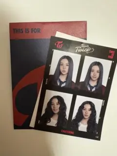 TWICEポップアップ　証明写真ステッカー　チェヨン