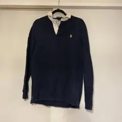 Polo by Ralph Lauren ラガーシャツ Lサイズ ネイビー