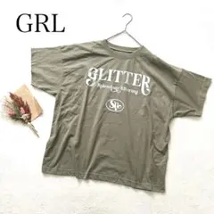 【グレイル】（F）半袖Tシャツ オーバー プリント ダボっと カジュアル