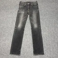 Levi’s 551 ブラックデニム W29 L33 ウォッシュ 裾綺麗　柔らか