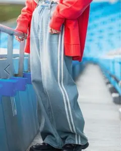 2026年最新】ラインデニムパンツ ニコアンドの人気アイテム - メルカリ