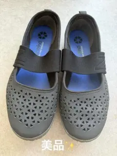 美品✨Aneka by New Balance ブラックスリッポン 23.5