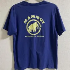 MAMMUT マムート Tシャツ ブルー Lのサムネイル