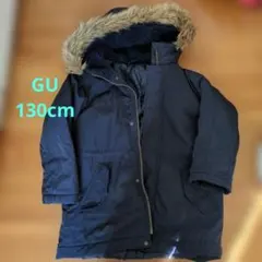 GU ファー付きコート 130cm
