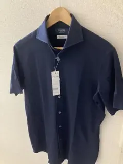 【新品未使用】Maker's Shirt 鎌倉 半袖シャツ ネイビーのサムネイル