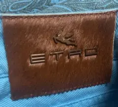 ETRO エトロ スキニーパンツ ライトブルー　レギュラーサイズ　Ｌ相当