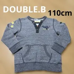 DOUBLE.B トレーナー　ミキハウス　綿100%