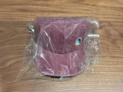 小沢健二 ワッペンフェードキャップ バーガンディ 帽子 赤 レッド ピンク 小沢健二 ワッペンフェードキャップ バーガンディ 帽子 赤 レッド