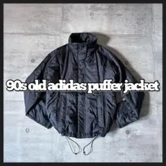 90s vintage old adidas puffer jacket y2k