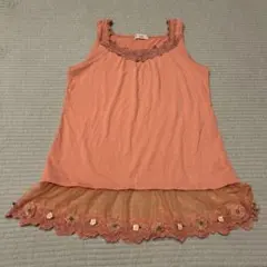 【新品】axes femme バラモチーフ タンク