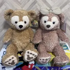 ダッフィー＆シェリーメイ ぬいぐるみ 2体セット