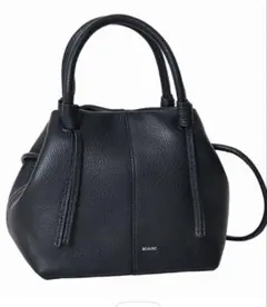 極美品☆ NOVIA ノヴィア 巾着 レザー 2way バッグ - メルカリ