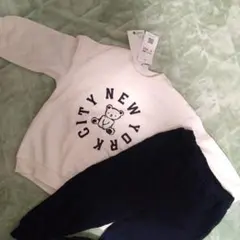 H&M　裏起毛トレーナー、ズボンセット