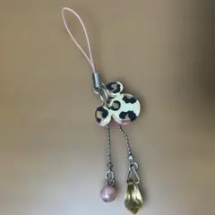 ミッキーマウス ヒョウ柄 ストラップのサムネイル