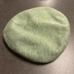 override ベレー帽　グリーン