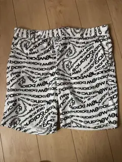 new balance ロゴプリント パンツ