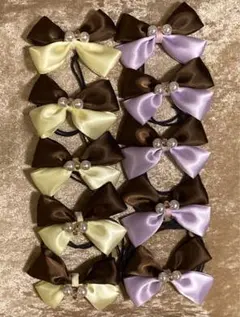 10本　トリミングチョーカー　リボン