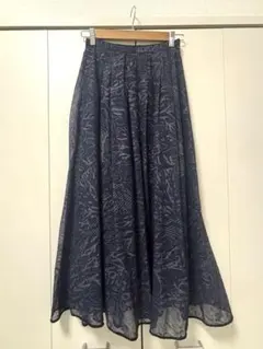 【Lily Brown】ラメデザイン フレアスカート