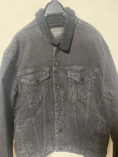 LUCKY BRAND ブラックデニムボアジャケット