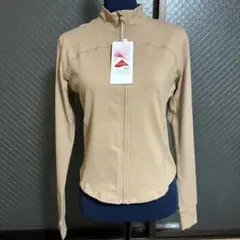 Lサイズ ライトブラウン ランニング ジャケット レディース