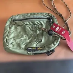 ALPHA INDUSTRIES ショルダーバッグ カーキ