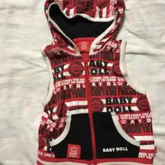 ☆BABY DOLL☆ジップベスト/90