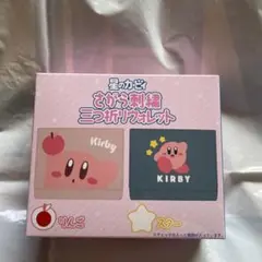 星のカービィ お財布 三つ折りウォレット りんご柄