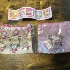 マツケンサンバ×ハローキティ ガチャ クリアラメポーチ タイニーチャム
