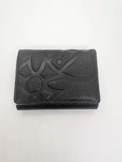 新品未使用ヴィヴィアンウエストウッド　黒レザー二つ折り財布
