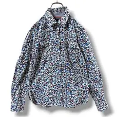 あ*ん様 TOMMY HILFIGER 花柄 総柄 長袖シャツ サイズS 現行