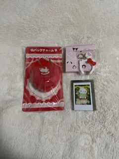 ハローキティ 1番くじ バッグチャーム カチューシャキーホルダー チェキ セット