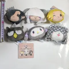 真天地開闢集団　ジグザグ×サンリオキャラクターズ　フェイスマスコット×6