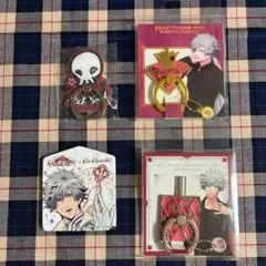 うたプリ 蘭丸 スマホリング 缶マグネット 4点セット