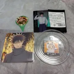 呪術廻戦 丸ビル 呪術廻戦展 伏黒恵 虎杖悠仁 コースター ピック カード