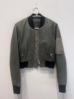 All saints ピンク ボンバージャケット - メルカリ
