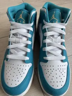 新品 Nike Air Jordan 1 23cm ターコイズ レディース