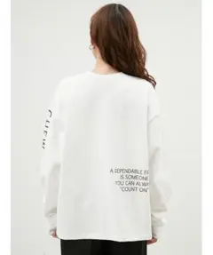 Mila Owen ミラオーウェン 長袖 Tシャツ カットソー ホワイト