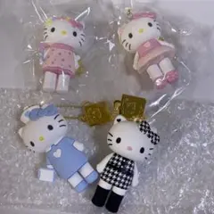 匿名配送　ハローキティ展　シークレットマスコットキーホルダー4個