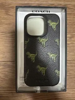 COACH 恐竜柄 レザー iPhone14Pro