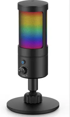 【ほぼ未使用 通電のみ】USB コンデンサーマイク 箱、ケーブル付きのサムネイル