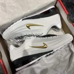 オ*ム様 Nike Shox グレー/ライム スニーカー - メルカリ