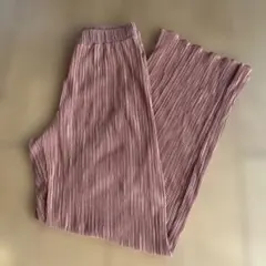 ZARA イージーパンツ レンガ色 S 軽い ルームウエア 古着