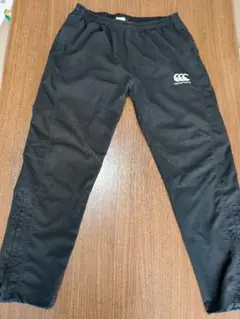 canterbury 黒 ウォームアップパンツ